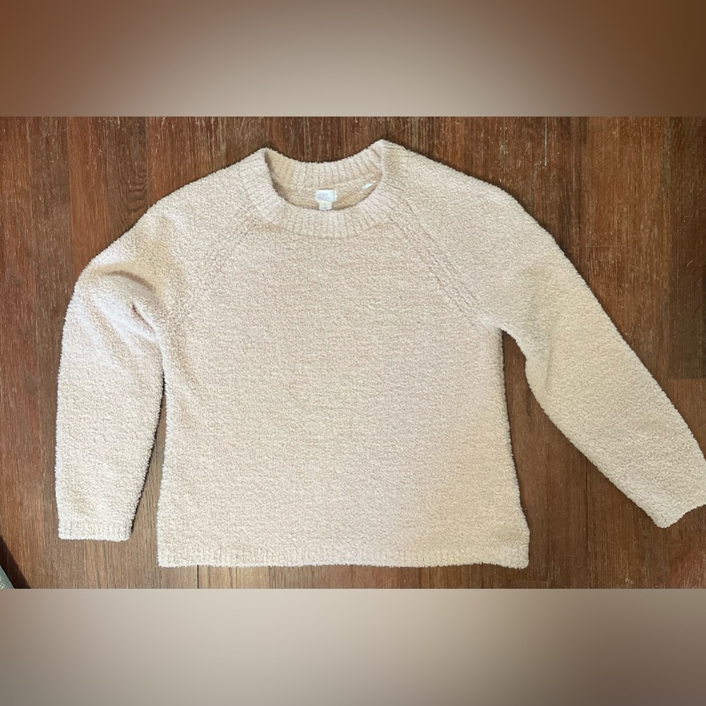 Stars Above Teddy Lounge Sweater - Light Pink - Large